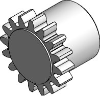 Шестерня приводная Z16m0.8